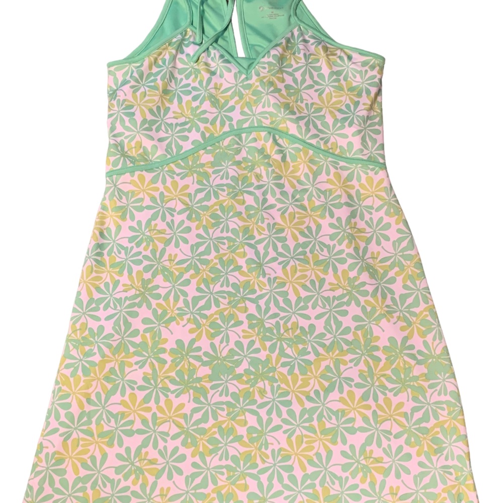 Wimbledon Medium Spandex Polyester Sleeveless Tennis Dress